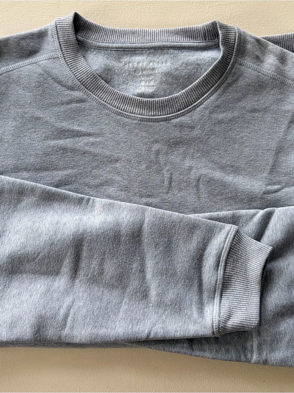Perry Ellis Men's Crewneck Sweatshirt — Gray
